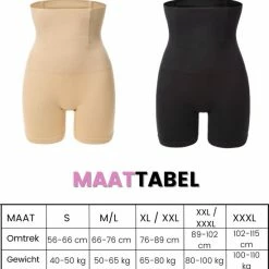 Myshapez Elegance - Waist Shaper - Corrigerend Ondergoed Dames - Waist Trainer - Body Shaper - Beige - XL/XXL -Lingerie-Dames-Badmode Winkel 550x561