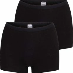 Beeren Panty Softly 2-pack - Dames Short - M - Zwart
