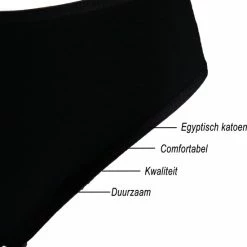 VANILLA - Dames Ondergoed, Dames Slip, Lingerie - 5 Stuks - Egyptisch Katoen - Zwart - 3XL -Lingerie-Dames-Badmode Winkel 550x564 5