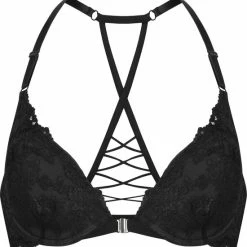 Hunkemöller Dames Lingerie Voorgevormde Beugel Bh Lillian - Zwart - Maat B75