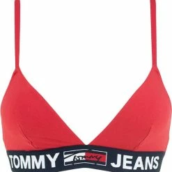 Tommy Hilfiger Dames Tommy Jeans Triangle Rood - M