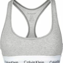 Calvin Klein Modern Cotton Top Dames - Grijs - Maat S -Lingerie-Dames-Badmode Winkel 550x580 1