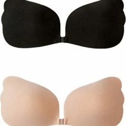 KELERINO. Strapless Plak BH - Vleugels Met Clipsluiting - Push Up - Cup B / Beige 11 KELERINO. Strapless Plak BH - Vleugels Met Clipsluiting - Push Up - Cup B / Beige -Lingerie-Dames-Badmode Winkel 550x581
