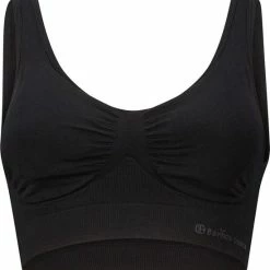 Bamboo Basics - Seamless Padded Bra Fleur Dames - Zwart - XL