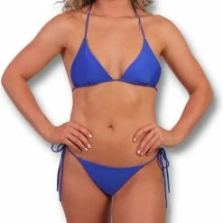 DERRINS STRING BIKINI Blauw - Bikini Dames - Bikini Set - Sexy Bikini - Bikini Vrouwen - High Waist Bikini -Lingerie-Dames-Badmode Winkel 550x586 1