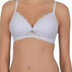 Naturana Padded Lace Soft BH Maat 90A Zonder Beugels Wit -Lingerie-Dames-Badmode Winkel 550x589 1