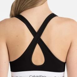 Calvin Klein Modern Cotton Top Dames - Grijs - Maat S -Lingerie-Dames-Badmode Winkel 550x599 1