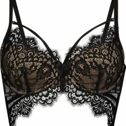 Hunkemöller Dames Lingerie Voorgevormde Longline Beugel Bh Marilee - Zwart - Maat C90 -Lingerie-Dames-Badmode Winkel 550x602 6