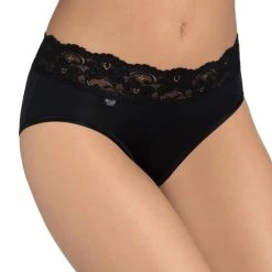 Sloggi Romance Dames Midi Slip Met Kant - Zwart - Maat 38 -Lingerie-Dames-Badmode Winkel 550x611 49