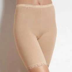 Sloggi Basic+ Dames Short Lange Pijp - Huidskleur - Maat 40