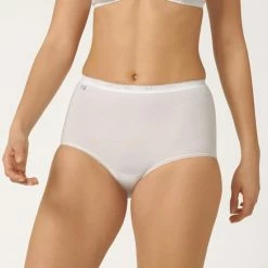 Sloggi Basic+ Dames Maxi Slip - 4-pack - Wit - Maat 54 -Lingerie-Dames-Badmode Winkel 550x611 86