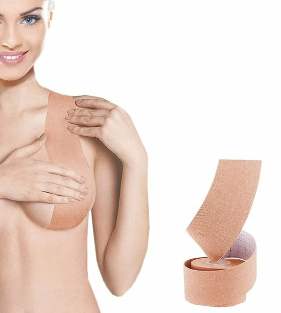 Boob Tape - Boobtape - Borst Tape - Fashion Tape - BH Push Up - BH Tape - Premium Boob Tape 5 Meter 5 Boob Tape - Boobtape - Borst Tape - Fashion Tape - BH Push Up - BH Tape - Premium Boob Tape 5 Meter - Afbeelding 5