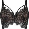 Hunkemöller Dames Lingerie Voorgevormde Longline Beugel Bh Marilee - Zwart - Maat C90