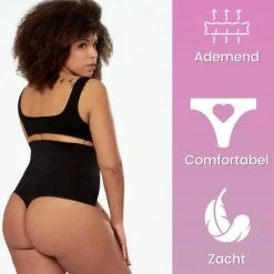 Myshapez Elegance - Corrigerende String - Waist Shaper - Corrigerende Slip Buik - Shapewear Dames - Beige - XL/XXL -Lingerie-Dames-Badmode Winkel 550x616 3