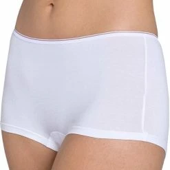 Sloggi Feel Sensational Dames Short - Wit - Maat 38 -Lingerie-Dames-Badmode Winkel 550x623