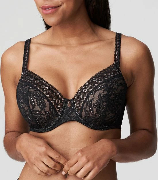 PrimaDonna Twist Palermo Voorgevormde Beugel Bh 0242090 Zwart - Maat 75E 1 PrimaDonna Twist Palermo Voorgevormde Beugel Bh 0242090 Zwart - Maat 75E