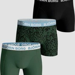 Björn Borg Bjorn Borg Essential Boxers 3-Pack Groen Heren - Maat L