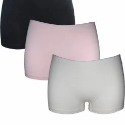 VANILLA - Dames Boxershort, Dames Ondergoed - 3 Stuks - Egyptisch Katoen - Zwart,Roze,Wit - SH3573 - XXL -Lingerie-Dames-Badmode Winkel 550x630 4