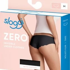 Sloggi Dames ZERO Cotton Hipster Zwart-L -Lingerie-Dames-Badmode Winkel 550x635 1