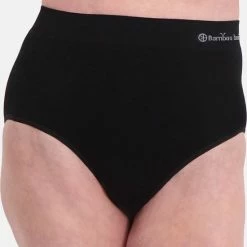 Bamboo Basics Seamless Extra High Briefs Amy (2-pack) - Zwart XL -Lingerie-Dames-Badmode Winkel 550x635