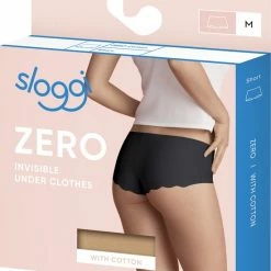 Sloggi - Sloggi ZERO Cotton Short - COGNAC - Vrouwen - Maat L -Lingerie-Dames-Badmode Winkel 550x635 3