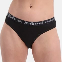Bamboo Basics - Slips Yara (3-pack) Dames - Zwart - XL -Lingerie-Dames-Badmode Winkel 550x654 4