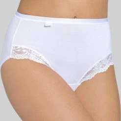 Sloggi - Romance Dames Maxi Slip Wit - Maat 40 -Lingerie-Dames-Badmode Winkel 550x657 2