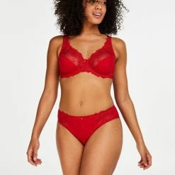 Hunkemöller Dames Lingerie Slip Diva - Rood - Maat S -Lingerie-Dames-Badmode Winkel 550x660 142