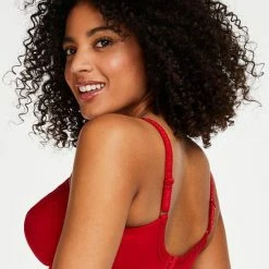 Hunkemöller Dames Lingerie Niet-voorgevormde Beugel Bh Diva - Rood - Maat C80 -Lingerie-Dames-Badmode Winkel 550x660 172
