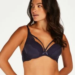 Hunkemöller Dames Lingerie Voorgevormde Beugel Bh Georgia - Blauw - Maat D90 -Lingerie-Dames-Badmode Winkel 550x660 252