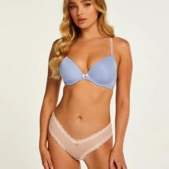 Hunkemöller Dames Lingerie Voorgevormde Beugel Bh Plunge - Blauw - Maat C85 -Lingerie-Dames-Badmode Winkel 550x660 326