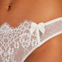 Hunkemöller Dames Lingerie String Marilee - Wit - Maat M -Lingerie-Dames-Badmode Winkel 550x660 4