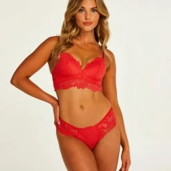 Hunkemöller Dames Lingerie Voorgevormde Longline Bh Zonder Beugel Shiloh - Rood - Maat C85 -Lingerie-Dames-Badmode Winkel 550x660 426
