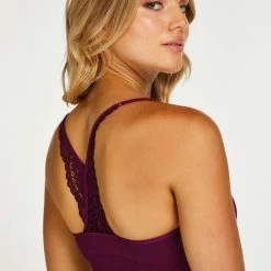 Hunkemöller Dames Lingerie Naadloze Bralette Rose - Paars - Maat S -Lingerie-Dames-Badmode Winkel 550x660 475