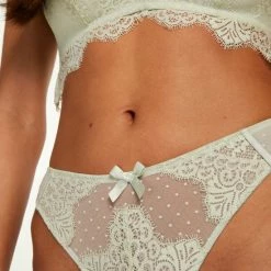 Hunkemöller Dames Lingerie Hoog Uitgesneden String Marilee - Groen - Maat XS -Lingerie-Dames-Badmode Winkel 550x660 49