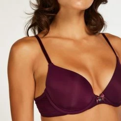 Hunkemöller Dames Lingerie Voorgevormde Beugel Bh Plunge - Paars - Maat A75 -Lingerie-Dames-Badmode Winkel 550x660 70