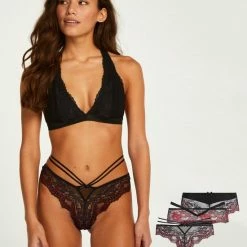 Hunkemöller Dames Lingerie 3-Pack Loz Boxerstring - Zwart - Maat XL -Lingerie-Dames-Badmode Winkel 550x660 87