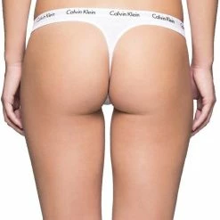 Calvin Klein 3-pack String Dames - Zwart, Wit - Maat L -Lingerie-Dames-Badmode Winkel 550x661 11