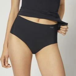 Sloggi - Sloggi ZERO Feel Maxi EX - BLACK - Vrouwen - Maat S -Lingerie-Dames-Badmode Winkel 550x663