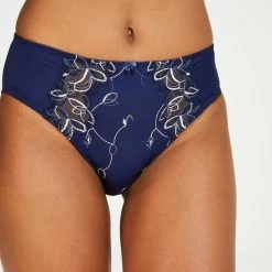 Hunkemöller Dames Lingerie Hoge Slip Diva - Blauw - Maat S -Lingerie-Dames-Badmode Winkel 550x669 3