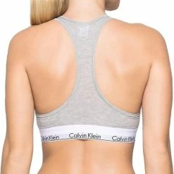 Calvin Klein Modern Cotton Top Dames - Grijs - Maat S -Lingerie-Dames-Badmode Winkel 550x671 1