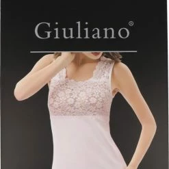 Giuliano - Dames Onderhemd Met Kant / Brede Bandje - Maat L (38-40) - Wit -Lingerie-Dames-Badmode Winkel 550x672 6