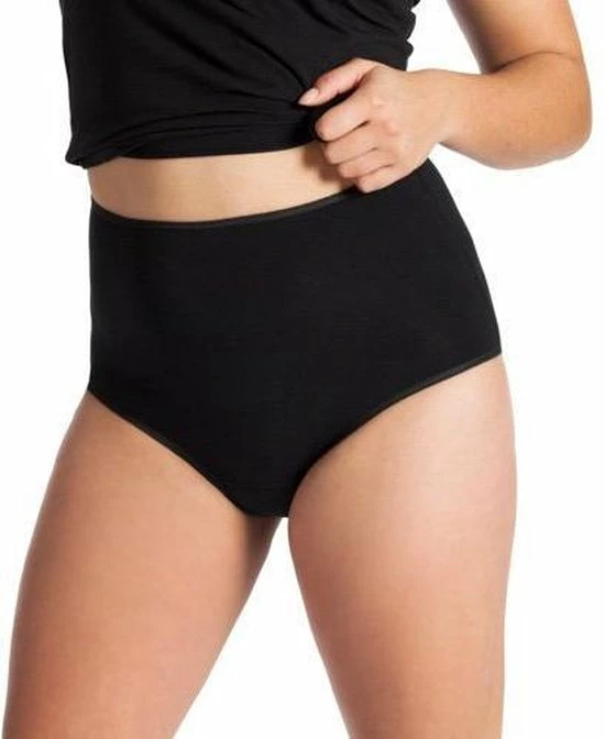 UnderWunder Maxislip – Menstruatie Ondergoed – Incontinentie Urineverlies Vrouw – Absorberend Ondergoed – Zwart Maat 52/54 1 UnderWunder Maxislip – Menstruatie Ondergoed – Incontinentie Urineverlies Vrouw – Absorberend Ondergoed – Zwart Maat 52/54