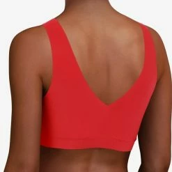Chantelle Top Met Vulling - Soft Stretch - Padded Top - XL - Rood -Lingerie-Dames-Badmode Winkel 550x677 1