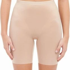 Spanx Thinstincts 2.0 Mid Thigh Short - Beige - Maat L