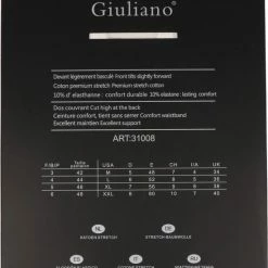 Giuliano - Dames Onderhemd Met Kant / Brede Bandje - Maat L (38-40) - Wit -Lingerie-Dames-Badmode Winkel 550x679 6