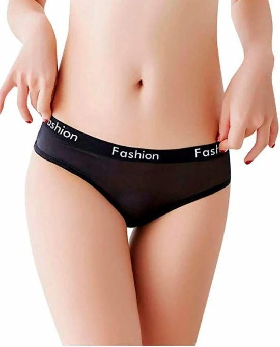 New Age Devi Fashion Dames Slip - Naadloze Sexy Transparante Dames Lingerie - Zwart - L 2 New Age Devi Fashion Dames Slip - Naadloze Sexy Transparante Dames Lingerie - Zwart - L - Afbeelding 2