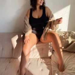 Brubeck Ondergoed Dames Hemd - Grote Maten Naadloos Met Merino Wol - Zwart 3XL -Lingerie-Dames-Badmode Winkel 550x687 6