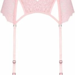 Hunkemöller Dames Lingerie Jarretel Louise Kim Petras - Roze - Maat 2XL