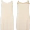 GAUBERT Onderjurk - Beige - Maat L/XL - Middellang (Lengte 88CM)